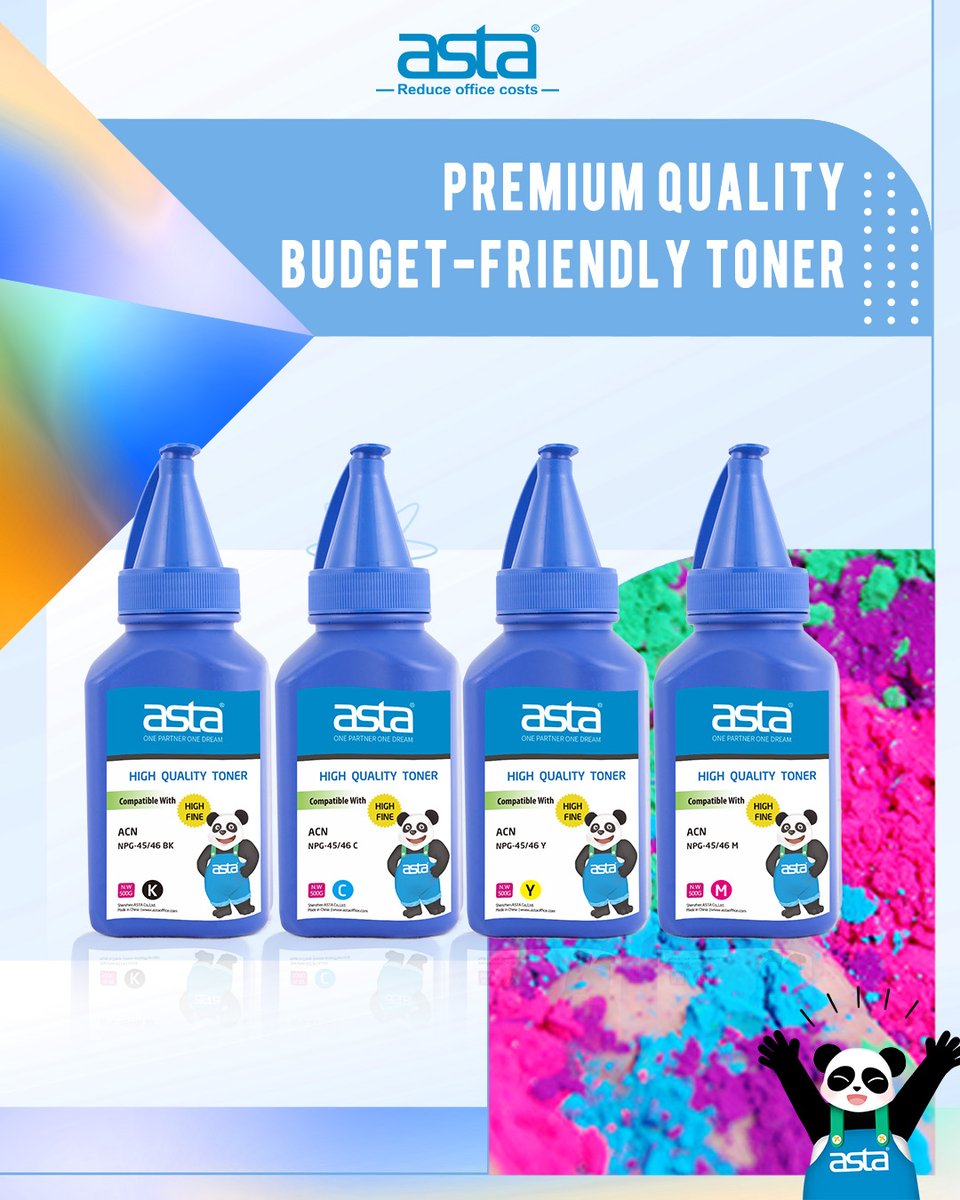 AstaCartridges's tweet image. Need toner that performs and saves costs?
Asta’s got your back.
#TonerSolution #OfficeSupplies #PrintingPower