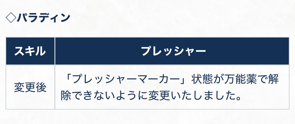 これは嬉しいけど、制圧状態解除できるのが他の職に追加されてるからどっこいどっこい🤔

ギロチンとかレンジャーとか逃さないようにはできそう😎