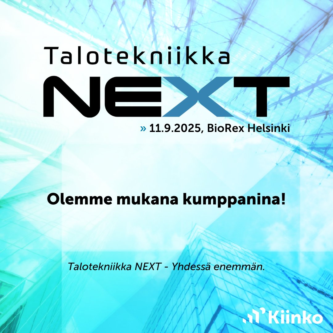 L&amp;T:n energiapalveluiden ja talotekniikan ammattilaiset ovat mukana Talotekniikka NEXT -tapahtumassa syyskuussa 11.9.2025!

Tutustu älykiinteistöratkaisuihimme:
eu1.hubs.ly/H0mf3jc0

#smartbuilding #älykiinteistö #talotekniikkanext #kiinteistöala #vastuullisuus #kiinko