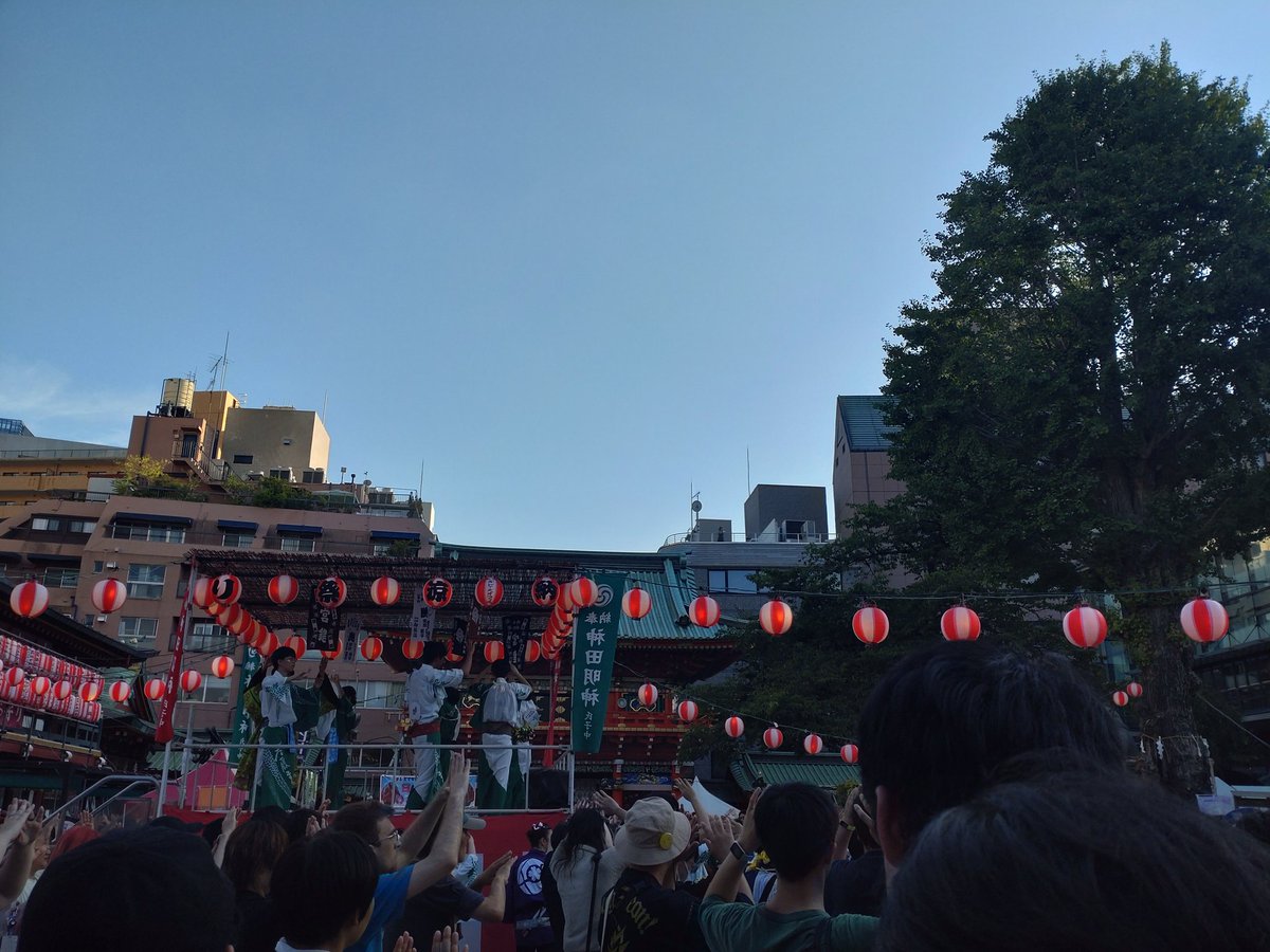 現在の神田明神
#神田明神納涼祭り