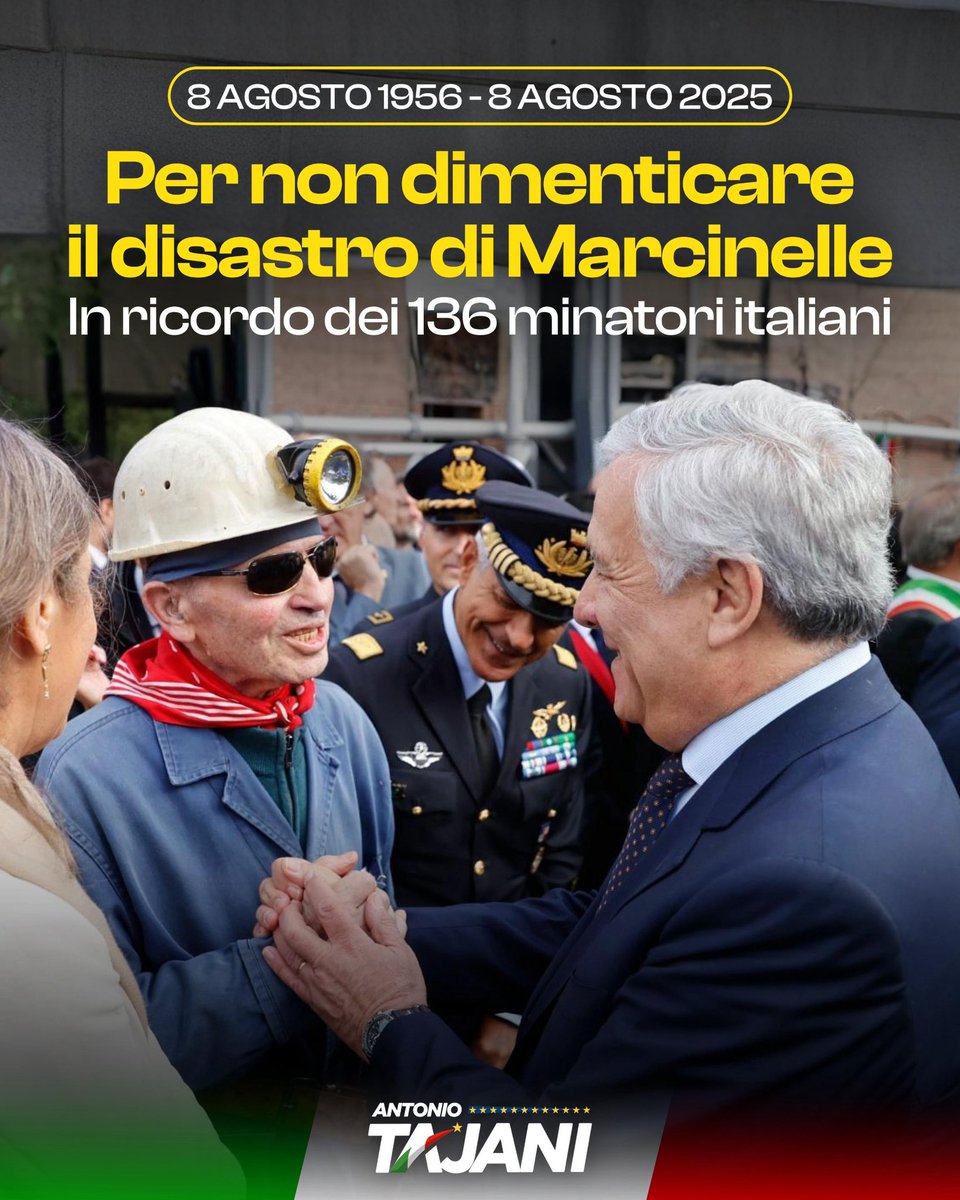 L’8 agosto è, ormai da 69 anni, una delle pagine più tristi della nostra storia.Un dolore che condividiamo con gli altri 11 Paesi che quel giorno persero tanti dei loro figli nella miniera del Bois du Cazier e che fa di Marcinelle una tragedia italiana ed europea, come ho voluto