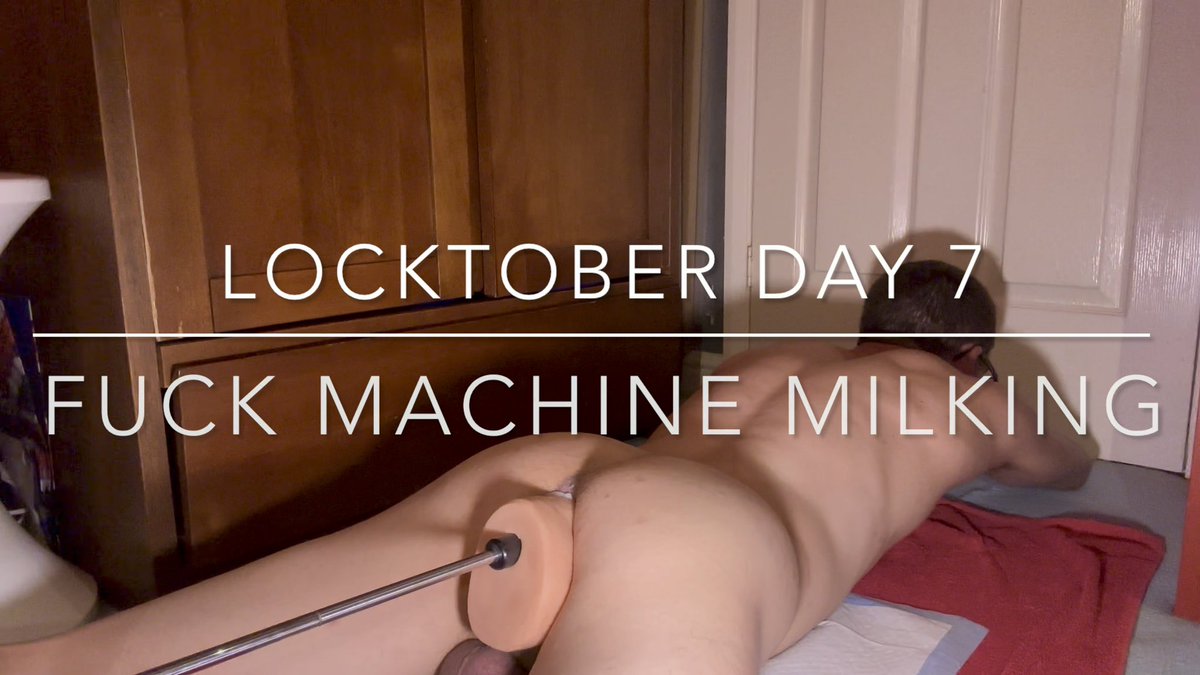 Been sat on this a while, finally remembered to upload it 🤦🏼‍♂️

Locktober 24 Day 7 - Fuck Machine Milking. Live on <a href="/Pornhub/">Pornhub</a> and free 😇

pornhub.com/view_video.php…