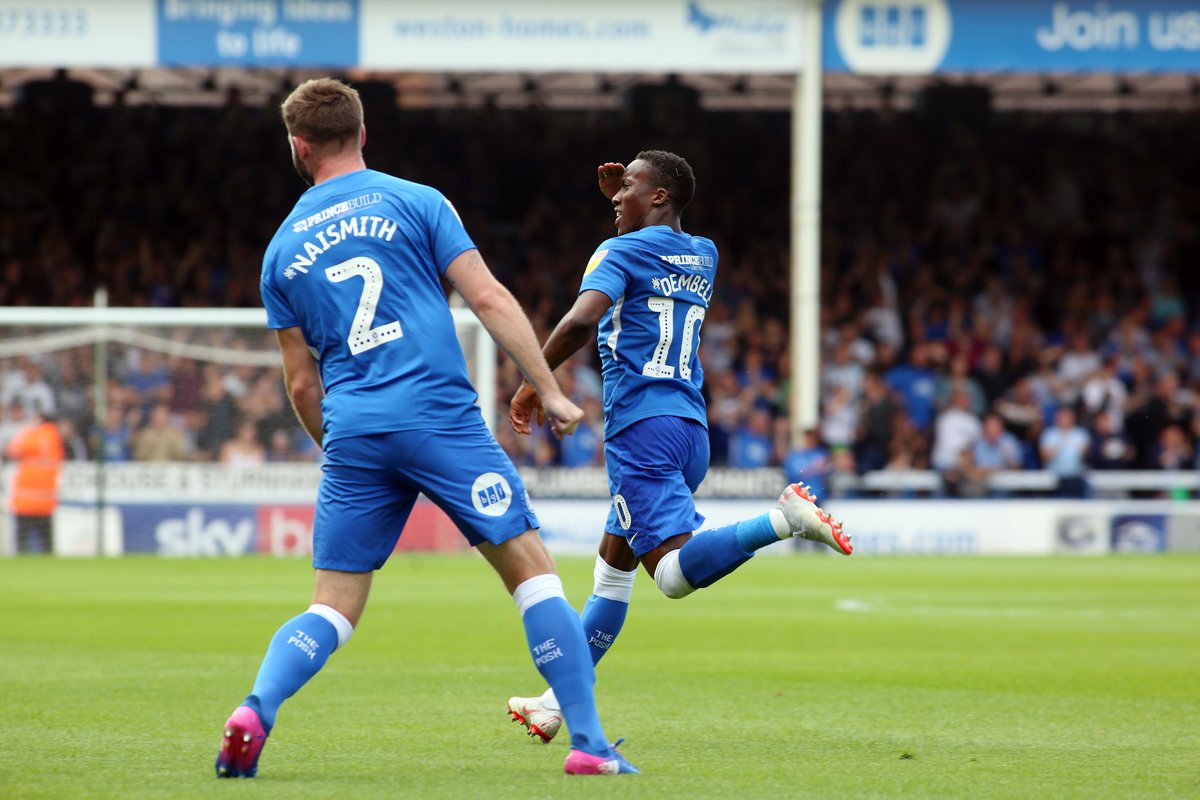 📷 #FlashbackFriday ⏪

Goals from Jason Cummings (2) and Siriki Dembele earned Posh a superb 3-1 victory over Saturday's opponents Luton Town back in August 2018.

#pufc