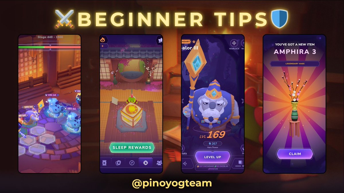 Pinoy OG Team (@pinoyogteam) on Twitter photo Earn $vSLEEP while you dream with <a href="/sleepagotchi/">Sleepagotchi ๐ค๐ฆ</a>
I hope my beginner-friendly tips to help you maximize your rewards & level up your in-game progress ๐๐ค
Join now: mcpst.app.link/B3J6xL5HpVb
Full tips below โฌ๏ธ Earn $vSLEEP while you dream with <a href="/sleepagotchi/">Sleepagotchi ๐ค๐ฆ</a>
I hope my beginner-friendly tips to help you maximize your rewards & level up your in-game progress ๐๐ค
Join now: mcpst.app.link/B3J6xL5HpVb
Full tips below โฌ๏ธ