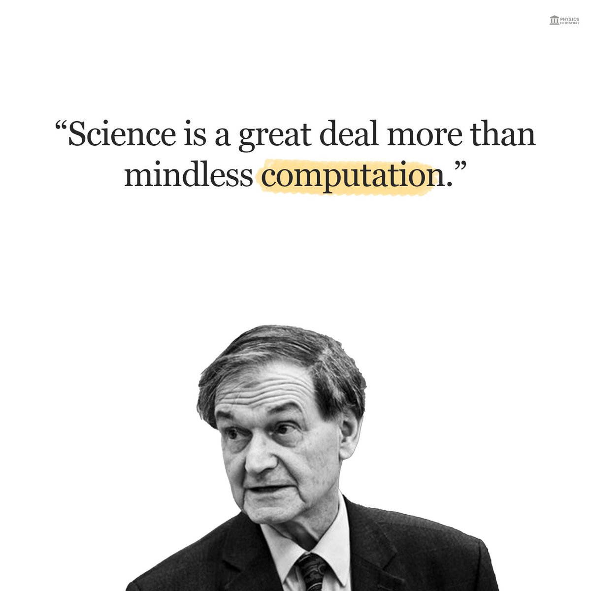 Happy 94th Birthday to Sir Roger Penrose. 🎉