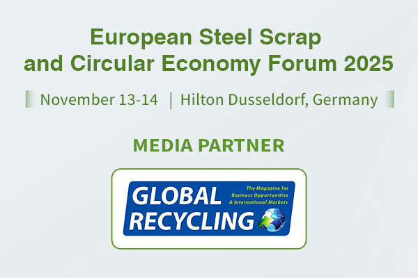ECV_International (@ecv_int) on Twitter photo π We are pleased to announce that GLOBAL RECYCLING (<a href="/Recyclingportal/">MSV GmbH</a>)has become the media partner of #European #Steel #Scrap and #Circular #Economy #Forum 2025.
πgreensteelhub.com/ESSCEF2025
πTo learn more: global-recycling.info π We are pleased to announce that GLOBAL RECYCLING (<a href="/Recyclingportal/">MSV GmbH</a>)has become the media partner of #European #Steel #Scrap and #Circular #Economy #Forum 2025.
πgreensteelhub.com/ESSCEF2025
πTo learn more: global-recycling.info