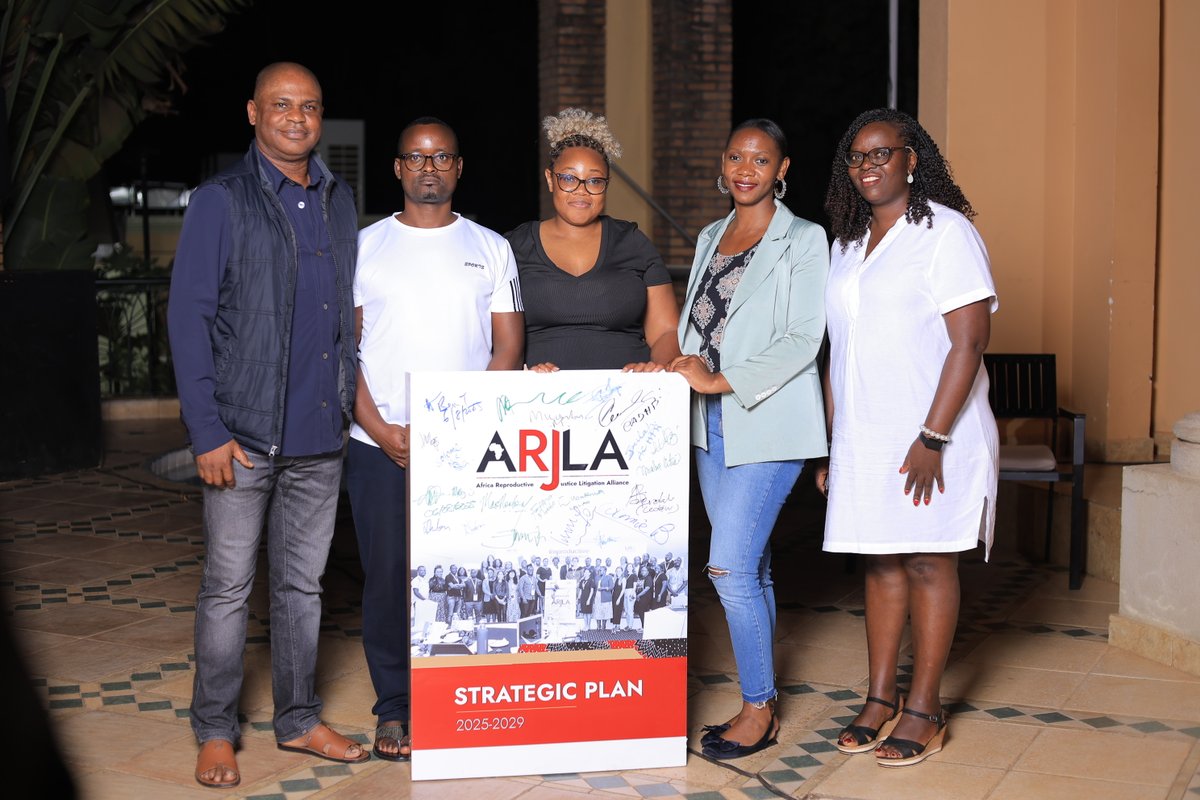 africancwj's tweet photo. ARJLA launches 2025-2029 Strategic Plan at #LitigationBaraza2025.

Reimagining litigation as catalyst for structural change, grounded in lived experiences of marginalized communities. 

Building continent-wide solidarity for reproductive justice. . https://t.co/JYofOMijVY