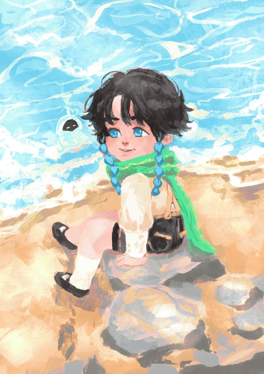 debhakemi's tweet photo. Genshin Impact: Venti - At the Beach - Genshin Summer at Natlan Event ~ https://t.co/gmiNDnKuXd