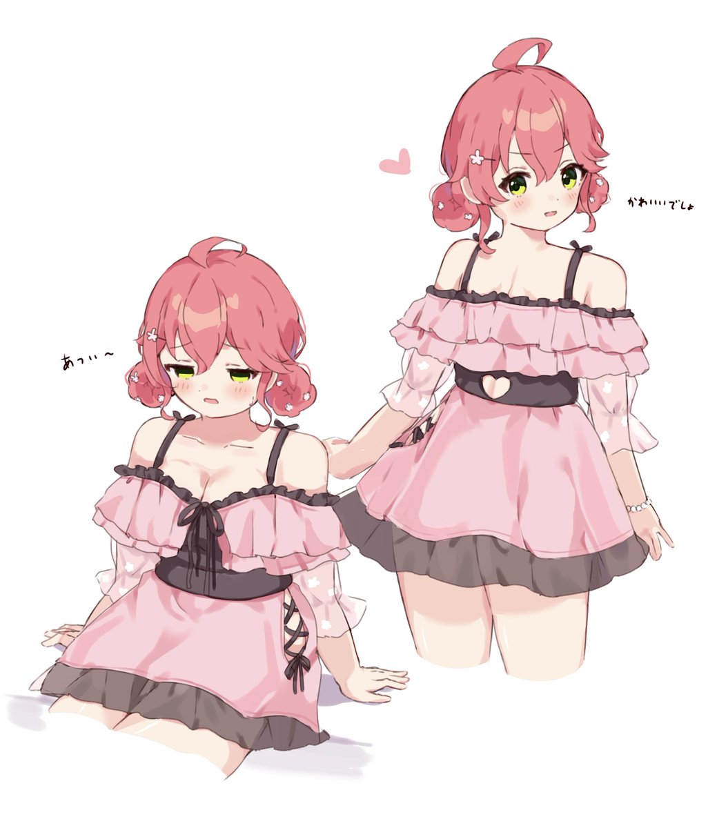 ワンピース水着可愛いよね…
#miko_Art