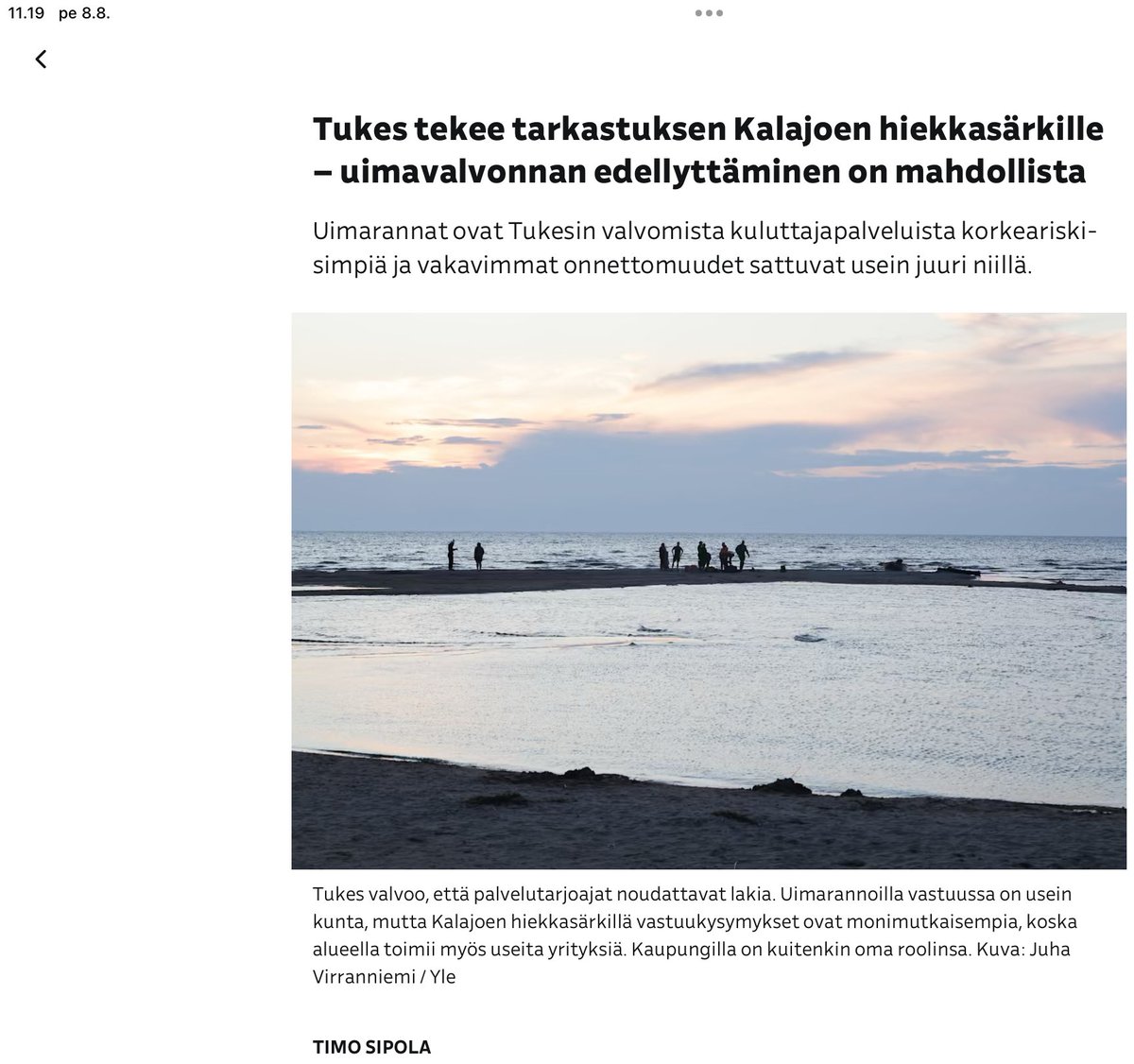 Ensin luulin vitsiksi, mutta sitten YLE uutisoi…