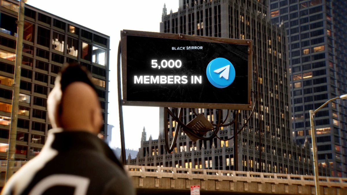 📢 The new Black Mirror Telegram channel has crossed 5,000 members.

◾️Real-time updates
◾️Exclusive alpha
◾️Limited drops  

You’ll want to be early.  

Join now: t.me/blackmirrorxpo…