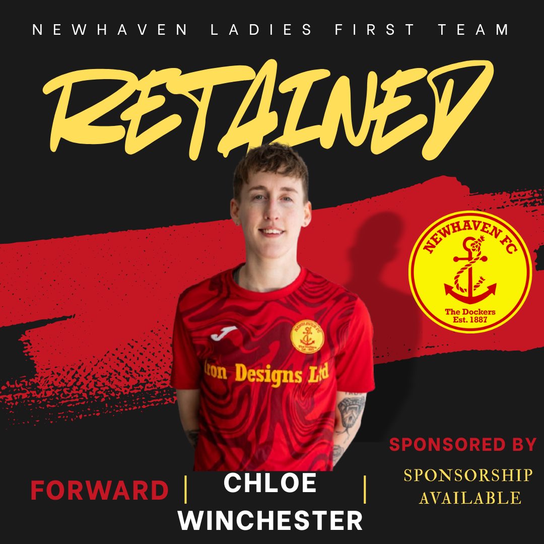 NewhavenLadies's tweet photo. ✍️WINCH IS BACK FOR MORE!

We are delighted to announce that Chloe Winchester has put pen to paper for the 2025/26 season.

Sponsorship is available for Winchester.

Once a Docker, always a Docker!

#COYD | 📸rqu_photography https://t.co/KL4qwZhXSu