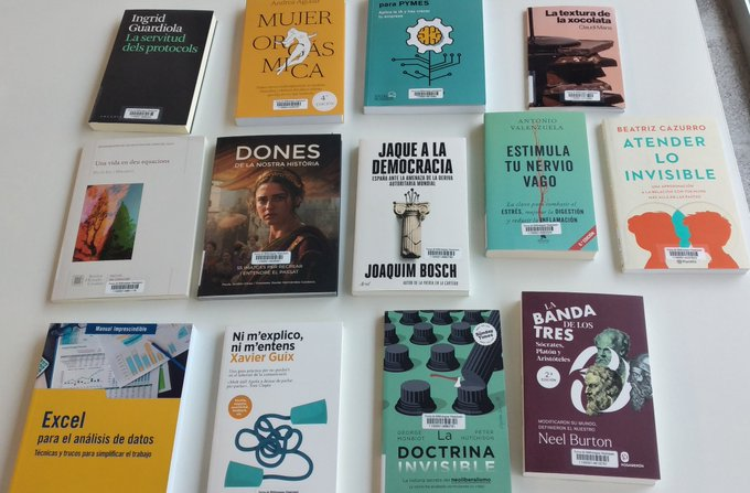 Biblioteca de Navarcles (@bnavarclessv) on Twitter photo 😍Novetats no ficció,📚 els temes més variats a la teva biblioteca.
🏖️Us recordem que del 15 al 30 tindrem tancat per vacances, passeu abans a triar i remenar!
<a href="/ajnavarcles/">Ajuntament de Navarcles</a> <a href="/bibliotequesXBM/">BibliotequesXBM</a> #bibliotequesxbm 😍Novetats no ficció,📚 els temes més variats a la teva biblioteca.
🏖️Us recordem que del 15 al 30 tindrem tancat per vacances, passeu abans a triar i remenar!
<a href="/ajnavarcles/">Ajuntament de Navarcles</a> <a href="/bibliotequesXBM/">BibliotequesXBM</a> #bibliotequesxbm
