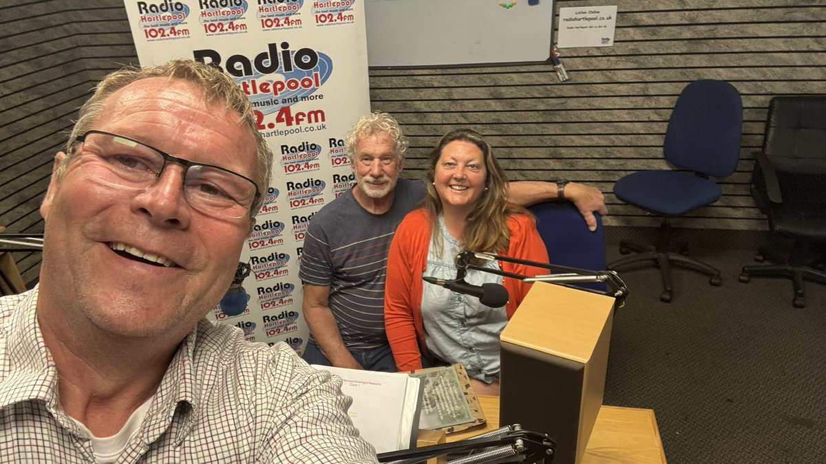 Jason Anderson (@jasonandersonuk) on Twitter photo It’s FEEL GOOD FRIDAY FOLKS!
Today’s guests on 102.4 <a href="/radiohartlepool/">Radio Hartlepool</a> are local artists and photographers Hayley and Brian Nunn inviting you to join them at their event “tails from Tanzania” held on September 19th at <a href="/WHRFC/">West Hartlepool Rugby Football Club</a> West Hartlepool Rugby Football Club. It’s FEEL GOOD FRIDAY FOLKS!
Today’s guests on 102.4 <a href="/radiohartlepool/">Radio Hartlepool</a> are local artists and photographers Hayley and Brian Nunn inviting you to join them at their event “tails from Tanzania” held on September 19th at <a href="/WHRFC/">West Hartlepool Rugby Football Club</a> West Hartlepool Rugby Football Club.