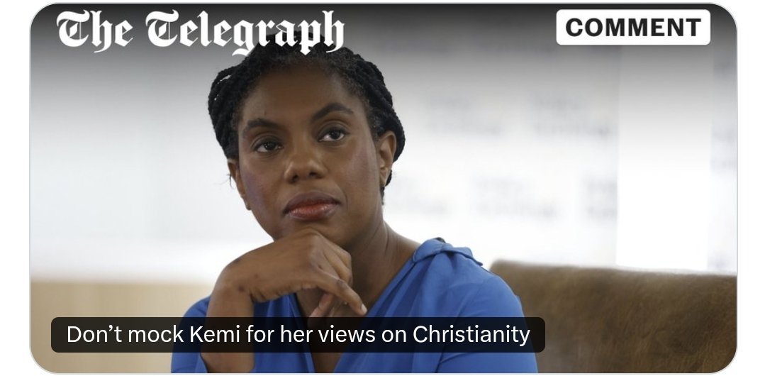 BijanOmrani (@bijanomrani) on Twitter photo A few thoughts on Kemi Badenoch's loss of faith, in today's <a href="/Telegraph/">The Telegraph</a> (link in thread)... A few thoughts on Kemi Badenoch's loss of faith, in today's <a href="/Telegraph/">The Telegraph</a> (link in thread)...