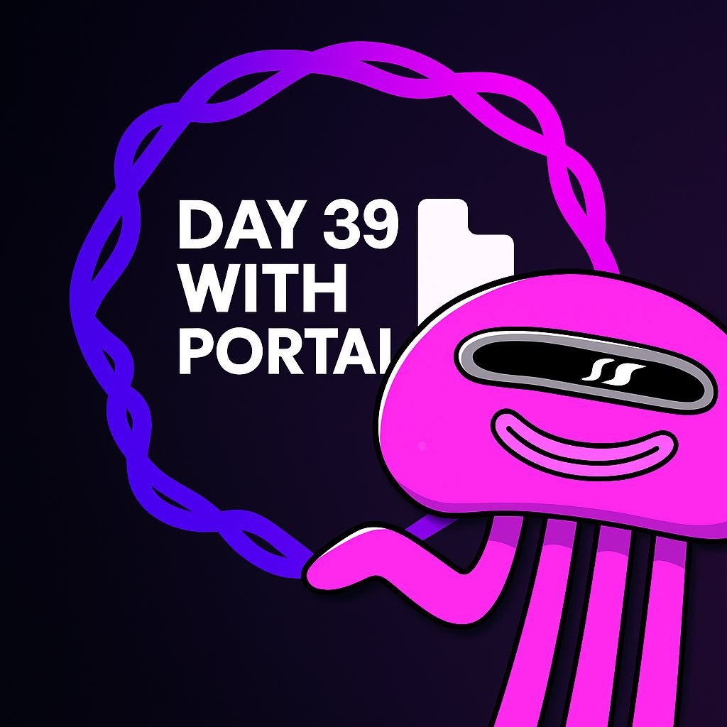 Day 39 with <a href="/PortaltoBitcoin/">Portal</a> 

Almost day forty — time flies so fast.
Thanks to everyone who’s been supporting me.

I’m still not on the leaderboard, but I’m moving toward my goal.

That’s why I’m not giving up.
Work with me — join Portal.