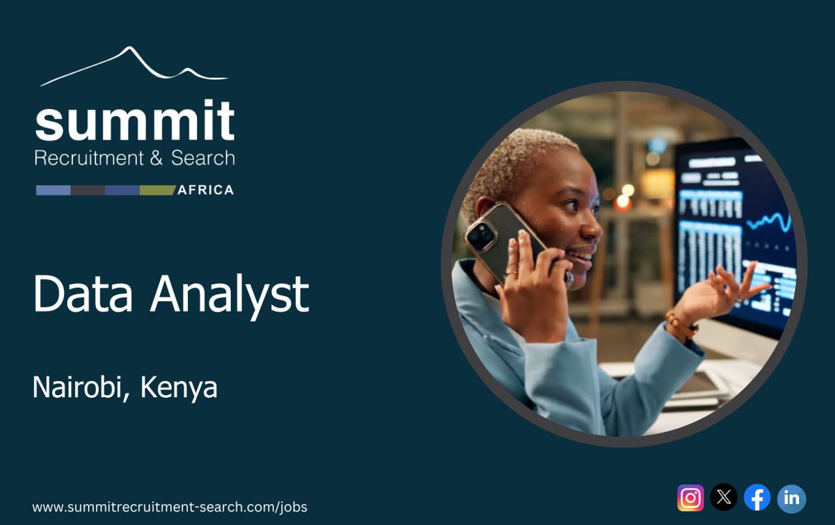 _NafulaC's tweet photo. Data Analyst job opening! Apply! Link:https://t.co/MsiESszwQ5

Salary range: 130k-150k Gross in an NGO https://t.co/9gA8s451fK