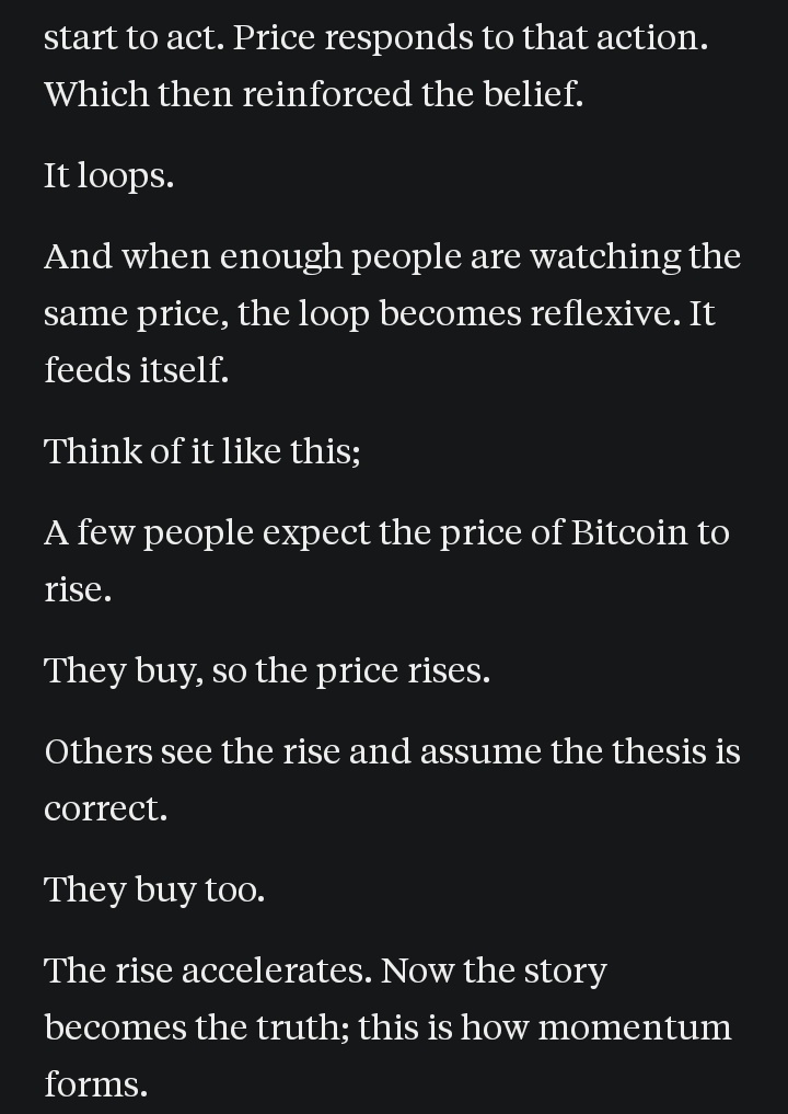 I wrote about prices over the weekend, about what really makes them move. halfway into the new week, eth’s recent momentum does validates my writing. Sometimes it only takes one person with enough capital to spark the belief that “something has changed,” and then the market