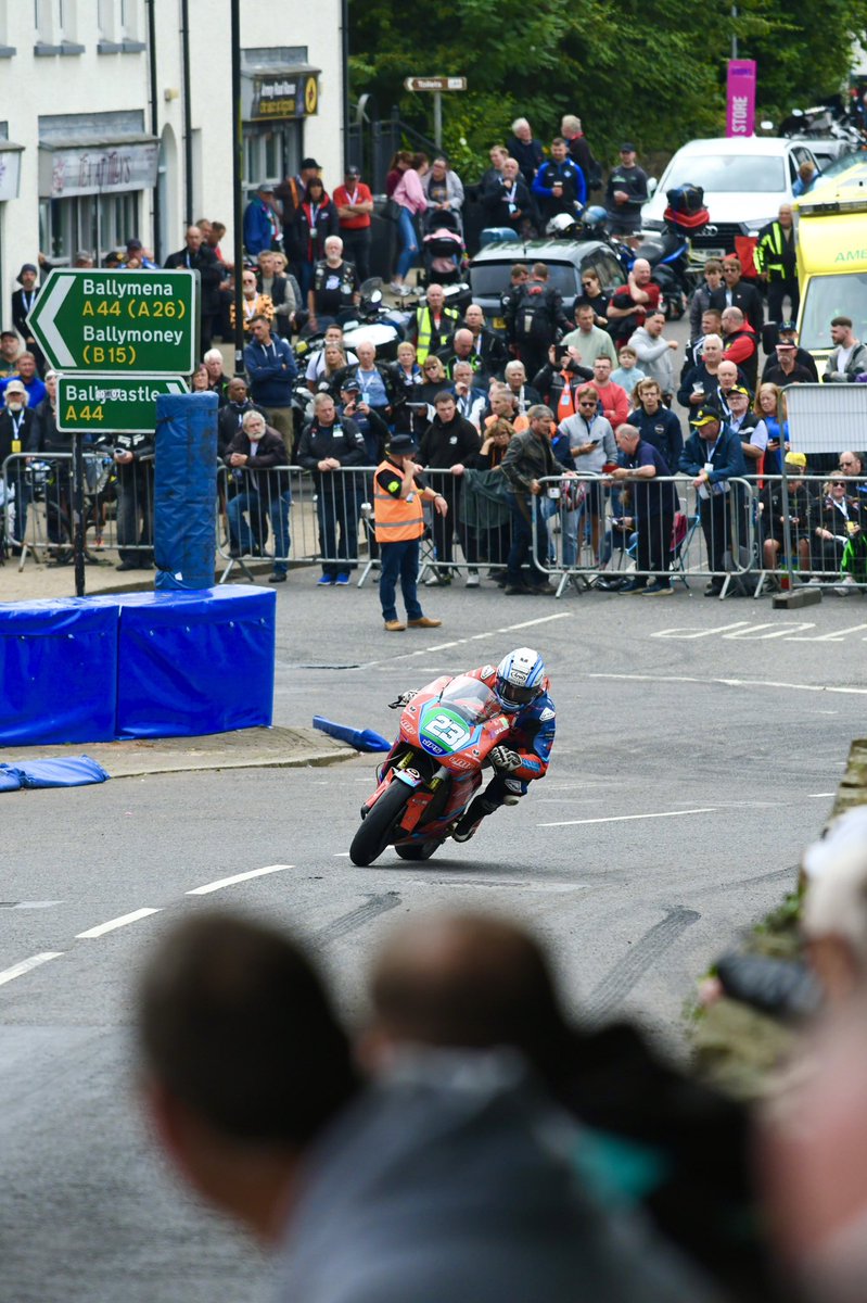 Top Isle of Man road racer Marcus Simpson at the Armoy Road Races 2025.   #roadracing #roadracers #Armoy #amrcc
