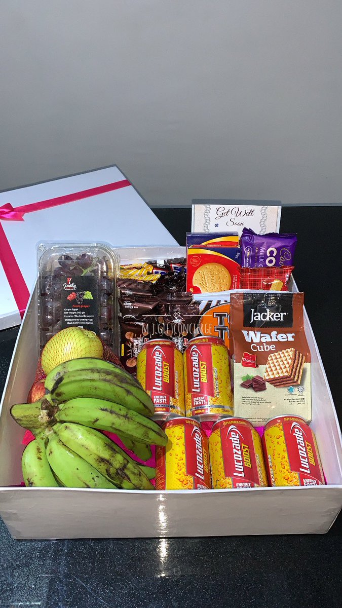 Get Well Soon Package 🎁

One of our TikTok client reached out and we delivered 🎁

⤵️How to order

✉️ • Send a DM
☎️ • Call 09134637202
📍 • Lagos State/Nationwide Delivery