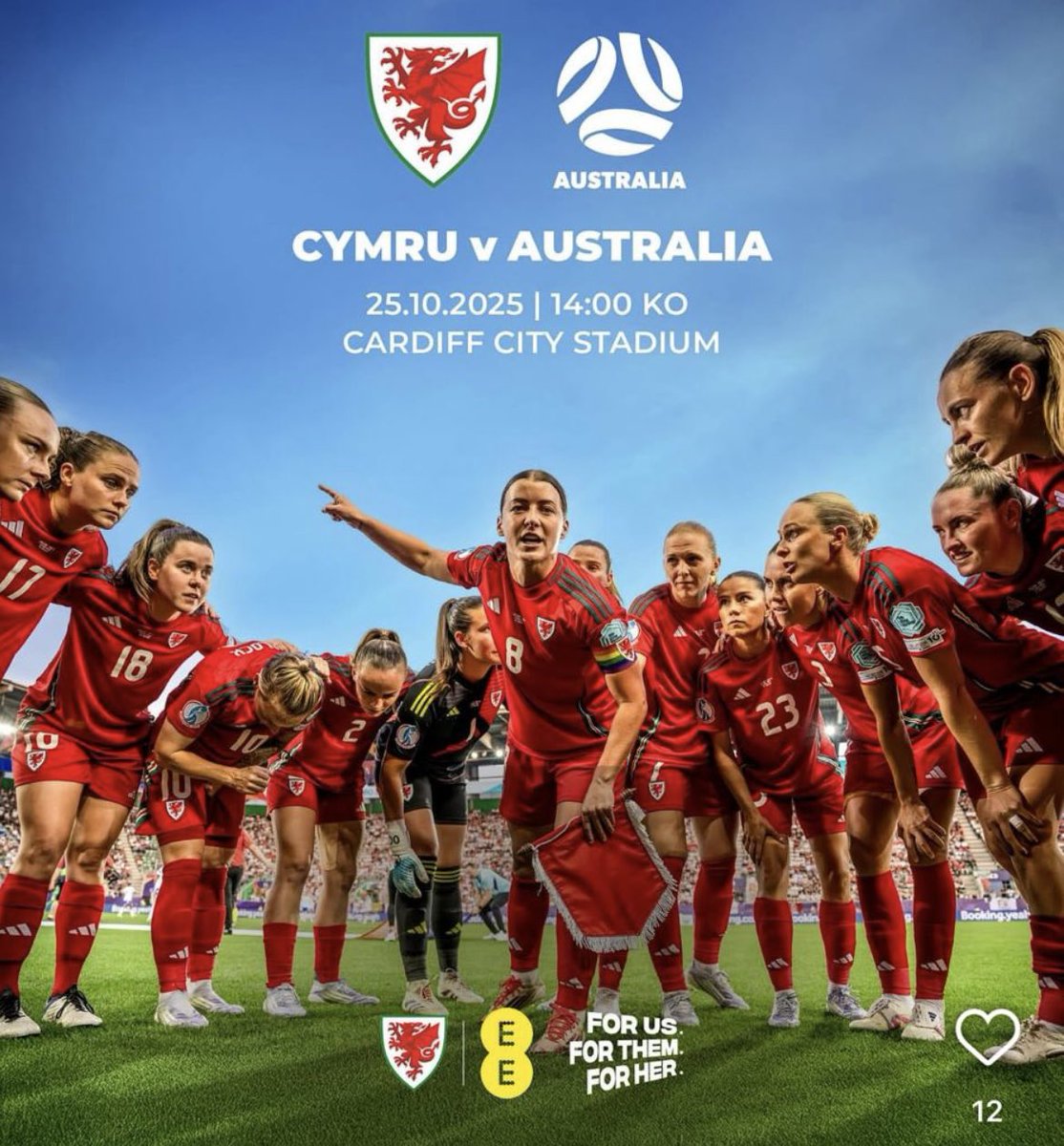 Looking forward to this one 🏴󠁧󠁢󠁷󠁬󠁳󠁿🇦🇺⚽️