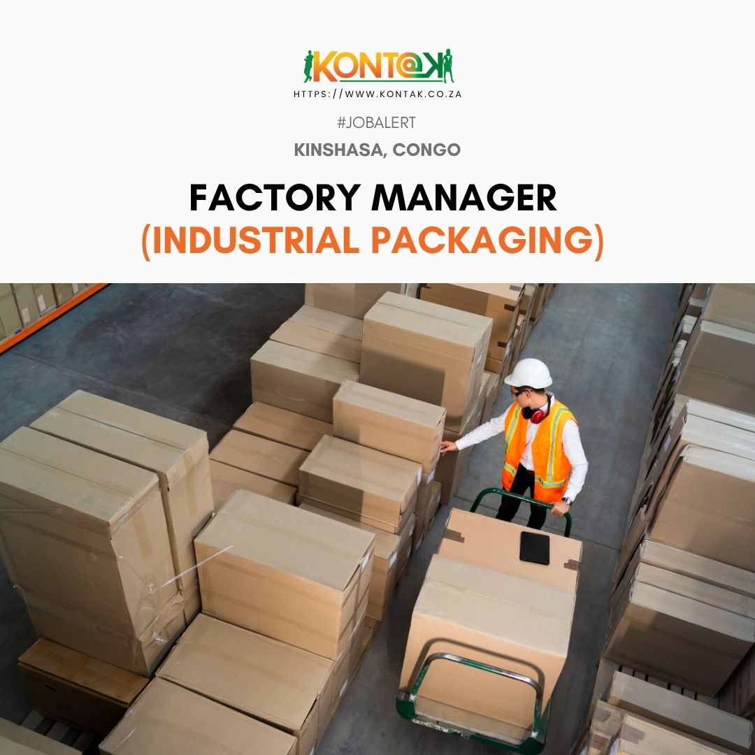 kontak1's tweet image. Factory Manager (Industrial Packaging) (JB5544) 
Kinshasa, Congo
$4 000 to $5 000 a month + Benefits 
Contract - 2–3 year renewable 

#IndustrialPackaging #WovenPolyBags #FIBC #BlockBottomSacks 

Apply:  bit.ly/FactoryManager…

📢Know someone? Retweet &amp;amp; Tag