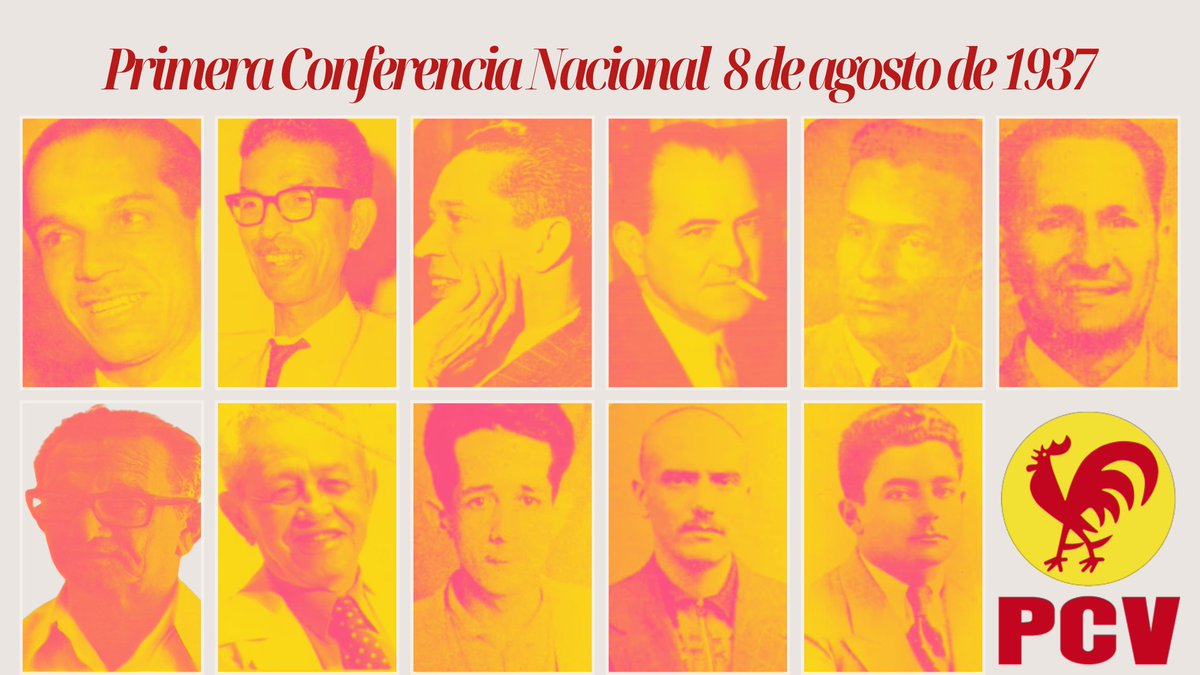 #8Ago A 88 años de la Primera Conferencia Nacional del Partido Comunista de Venezuela: 

✊¡Seguimos dando la cara con dignidad clasista y revolucionaria!
prensapcv.wordpress.com/2025/08/08/a-8…