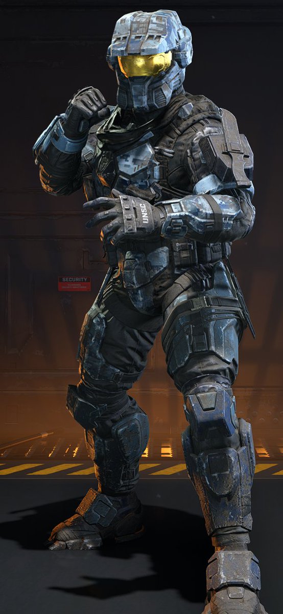 spooxxiest's tweet image. Blue Team but tacticool as hell #Halo #HaloInfinite