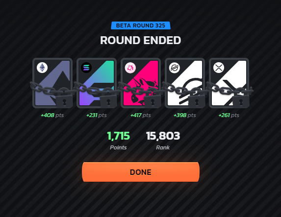 Gm crypto! 

Another unsuccessful attempt to get into the top 2500 in <a href="/infinex/">Infinex</a> Bullrun

I do not know why, but it happens all the time. At one point you're in a good position, but then you fall down again.

How are your friends doing?