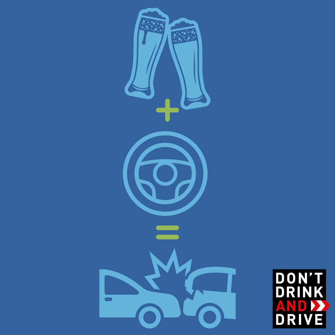 Logisch, oder? Also: DON‘T DRINK AND DRIVE