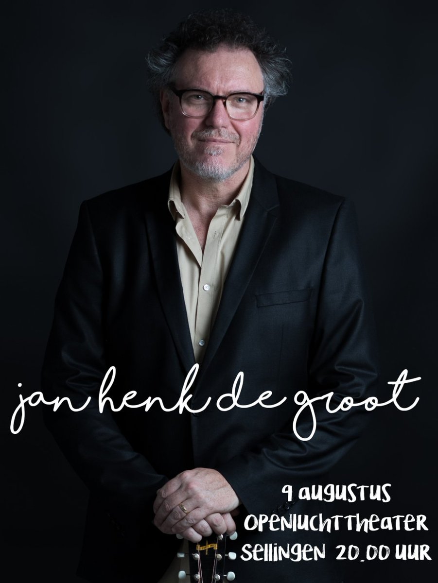 Zaterdag speel ik in het sprookjesachtige Westerwolde..in het #Openluchttheater #Sellingen . Nieuwe liedjes en bekend werk! Wordt mooi met volle moan. openluchttheatersellingen.nl