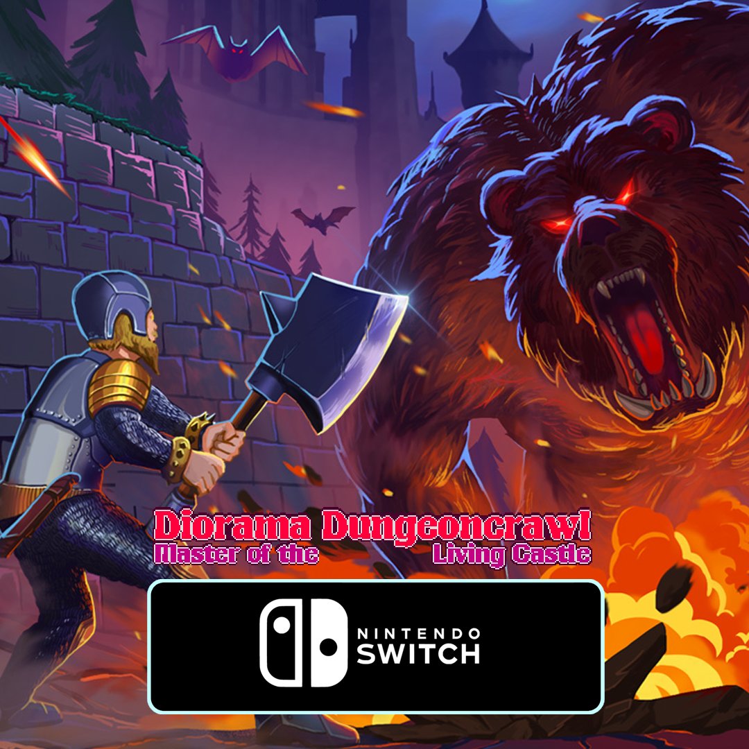 VoxOdyssey's tweet photo. It's Friday everyone 
lets get into the feature title this week  Diorama Dungeoncrawl: Master of the Living Castle by
@eastasiasoft

Grab a copy here  https://t.co/9ihPejPicC 

See more here  
https://t.co/62Gs6iq4Q8 

#MedievalFantasy #RetroStyle #SideScrolling #LowPoly3D #16Bit https://t.co/ruh3eLPIA2