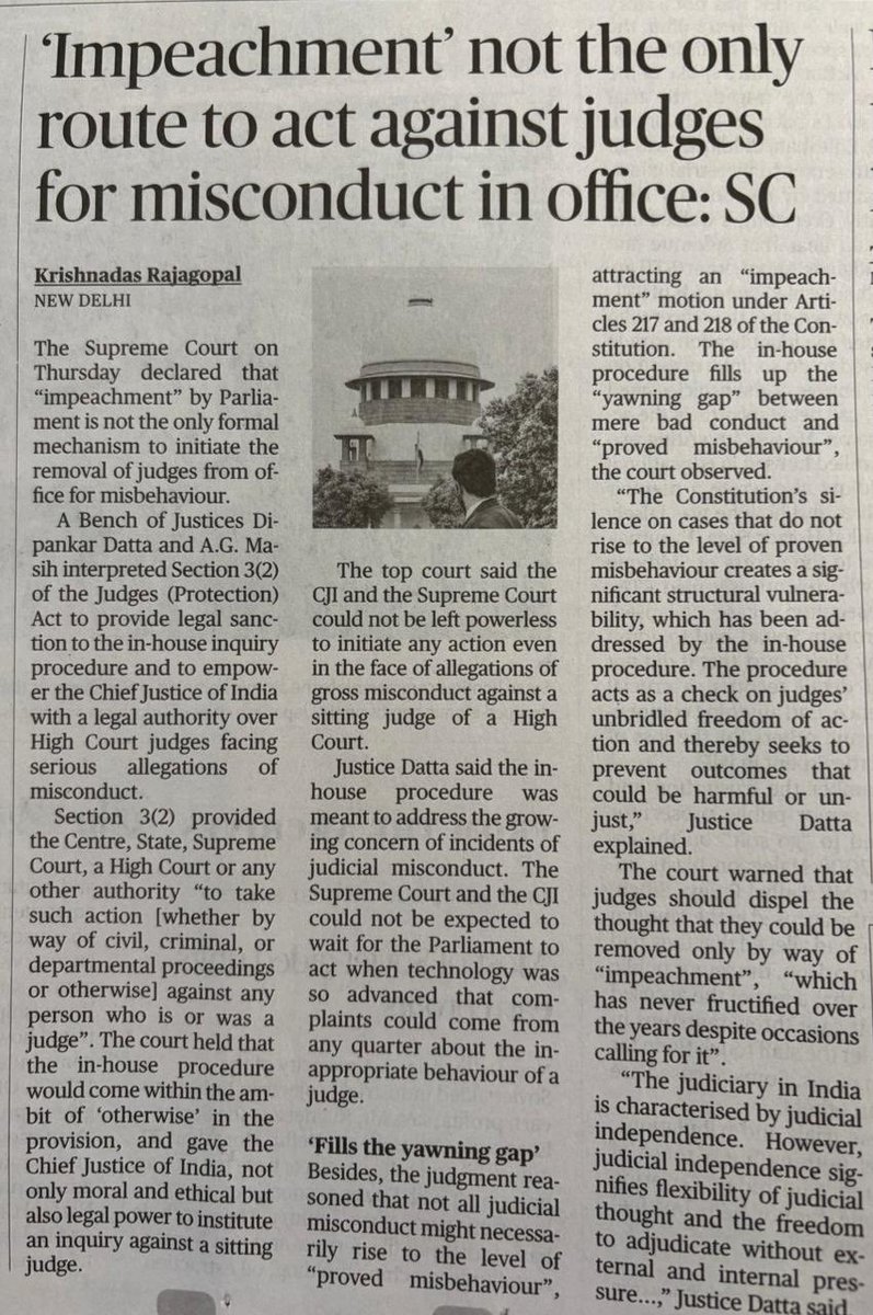 DVaidyamadham's tweet image. This might even end up in a “mere” self-audit &amp;amp; a “proven” track record of moral authority😢 I stand for #JudiciaryReforms 🇮🇳