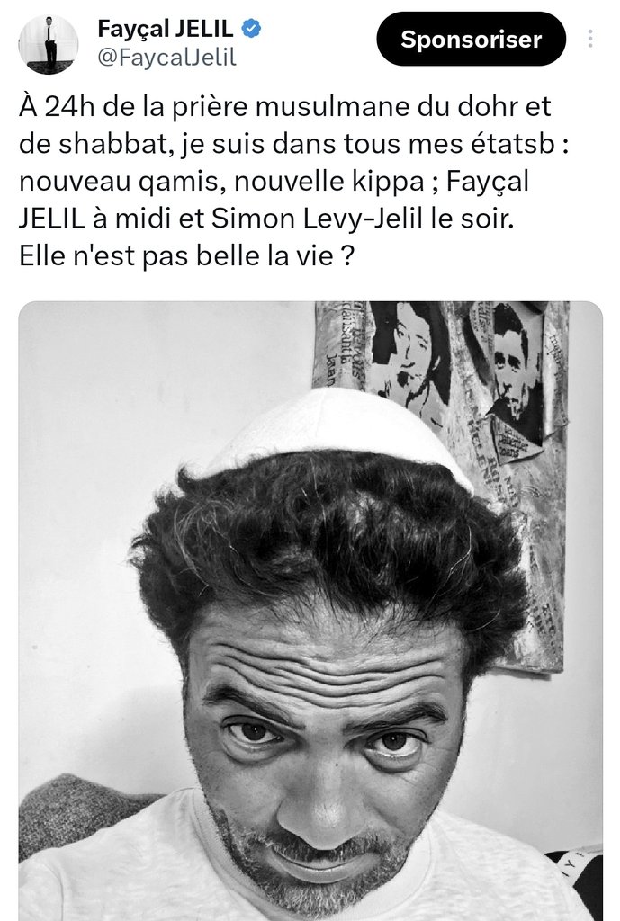 Soutien à <a href="/SophiaAram/">sophia aram</a>. Je judéise également mon prénom pour me moquer des religions ; d'ailleurs, j'ai pris repris celui de Simon Levy-Jelil. Est-ce antisémite ? Tout dépend : si on est idiot, probablement , si on est intellectuellement construit, sûrement pas.