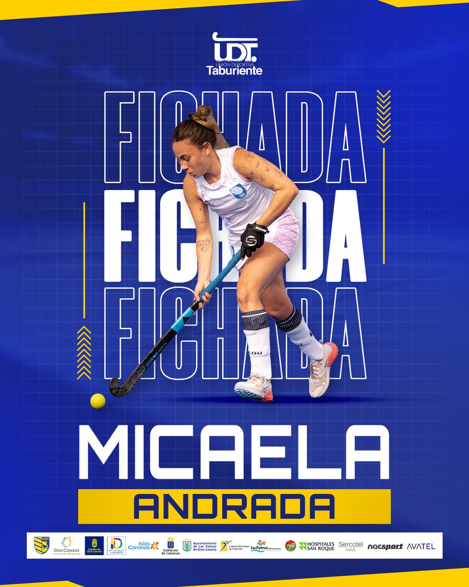 ¡Refuerzo de altura en la delantera! 🚀 Micaela Andrada se une a la UD Taburiente en nuestro Equipo Femenino.
Internacional sub-21 con Argentina y MVP del último Campeonato Argentino de Selecciones con Buenos Aires, Micaela llega con gol y desequilibrio.