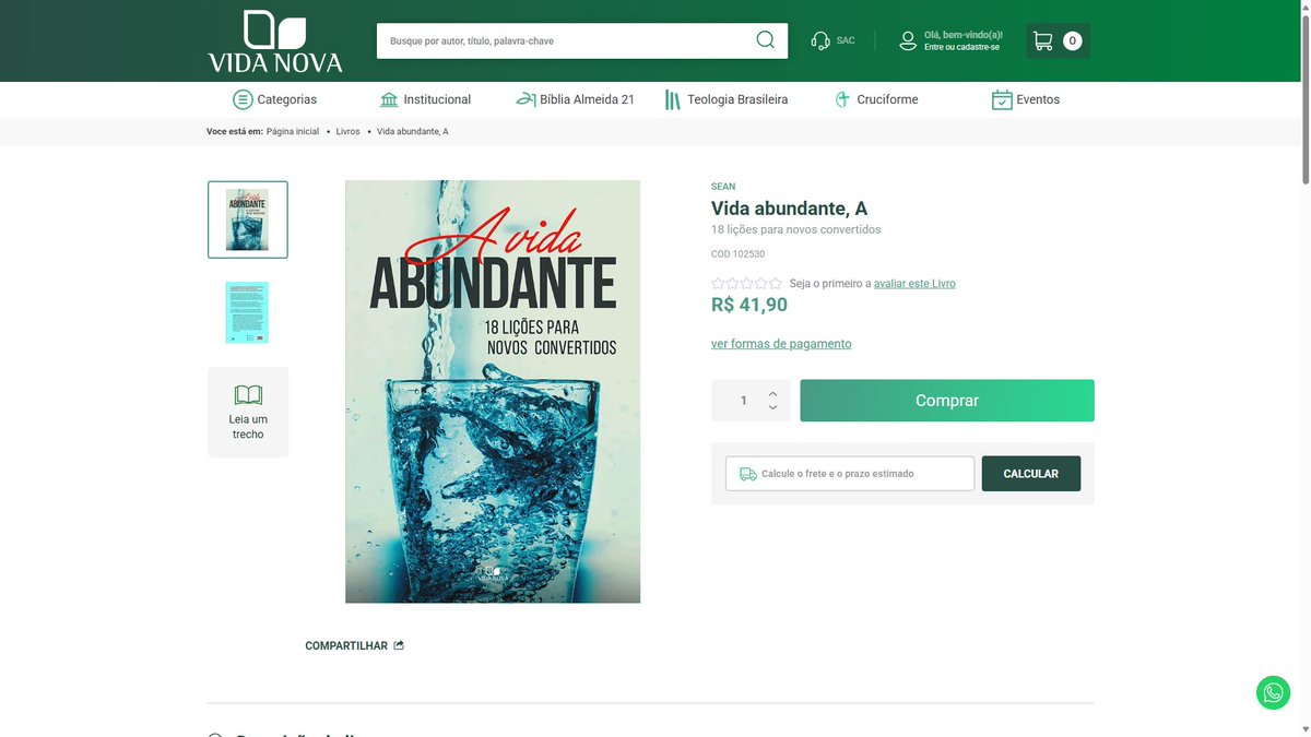 In #Brazil SEAN Bible courses are available via SEAN's partner organisation Vida Nova! Every year well over 200,000 #people do SEAN's group Bible courses - in more than 100 countries and 70 languages around the world! For course details and samples, visit: seaninternational.org
