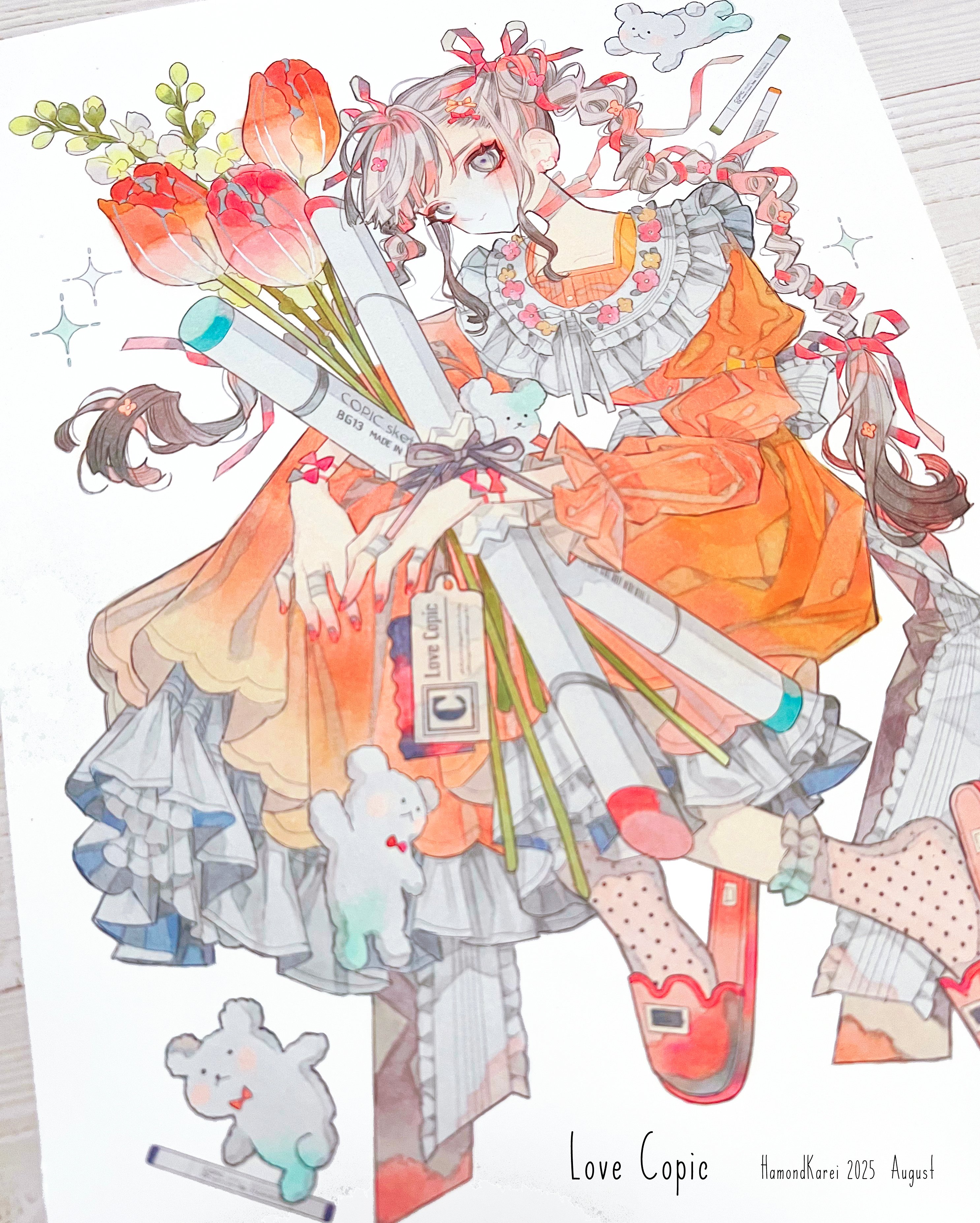 ハモンド華麗 複製イラスト 未使用 ハモンド華麗 複製イラスト 未使用 ハモンド華麗