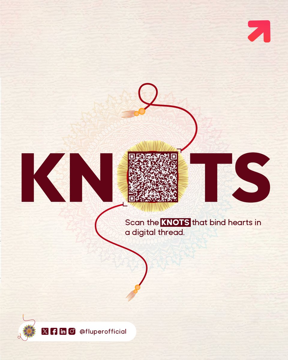 FluperOfficial's tweet image. From tying threads to tying networks — some bonds go beyond bandwidth.

#Fluper #KNOTSThatConnect #RakshaBandhan #Rakhi2025 #DigitalThreads #BondsThatLast #SiblingsGoals