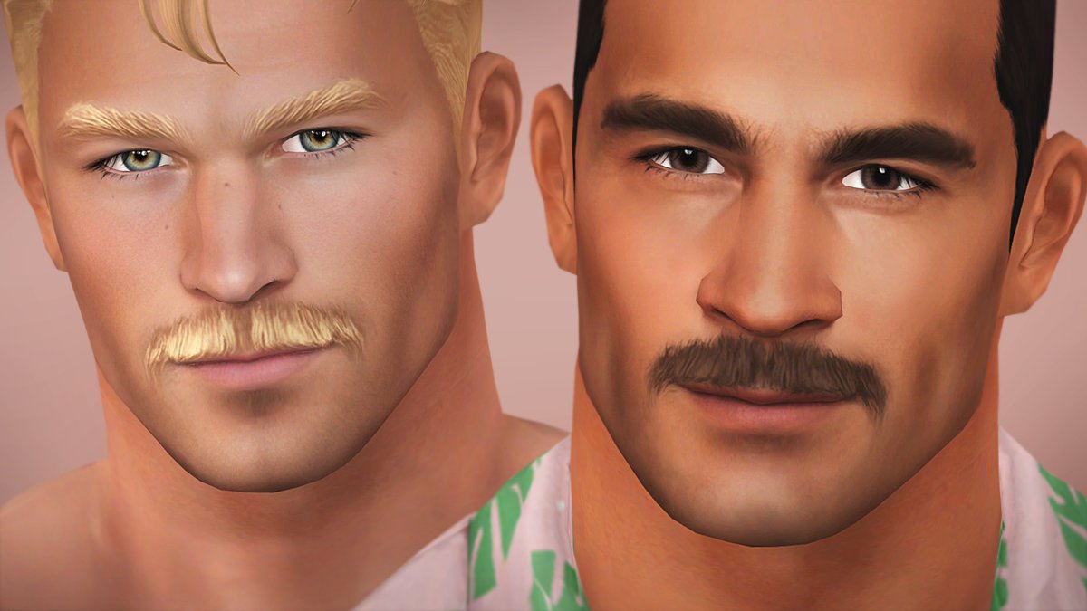 Here's a new facial hair I've released called 'Philadelphia'. It is a short lampshade moustache. If you like it, you can grab it here:
🎁golyhawhaw.com/post/791241262…
#ts4 #ts4cc #thesims4