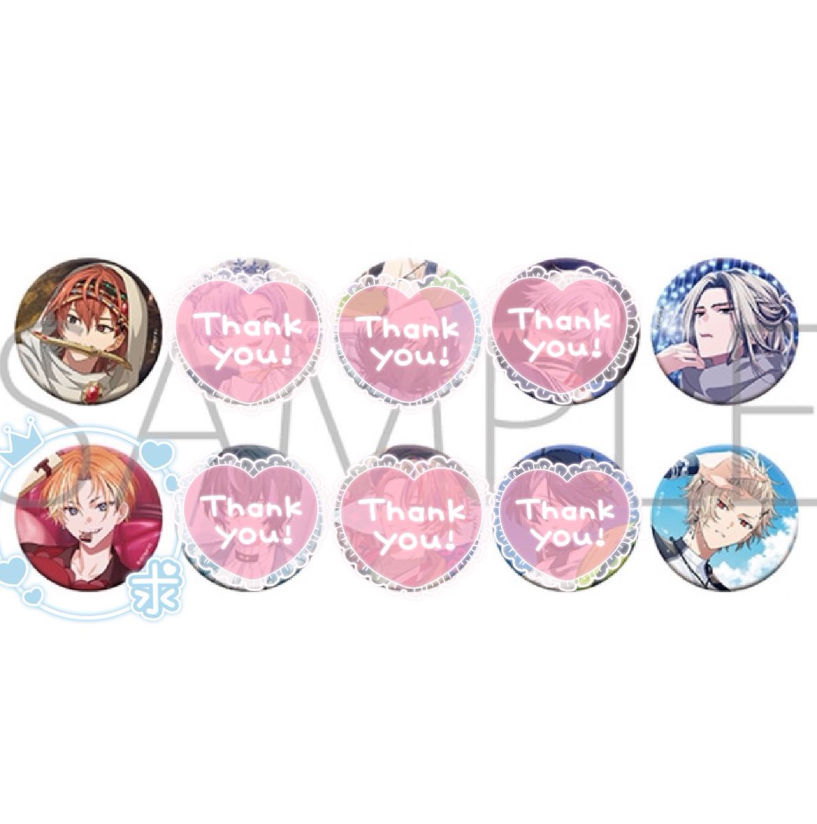 〖交換〗エイトリ 18TRIP キャラバッジコレクション vol.5 缶バッジ

譲）練牙、礼光、潮 各5

求）あく太

5BOX予約予定
お気軽にお声掛けください🙌🏻