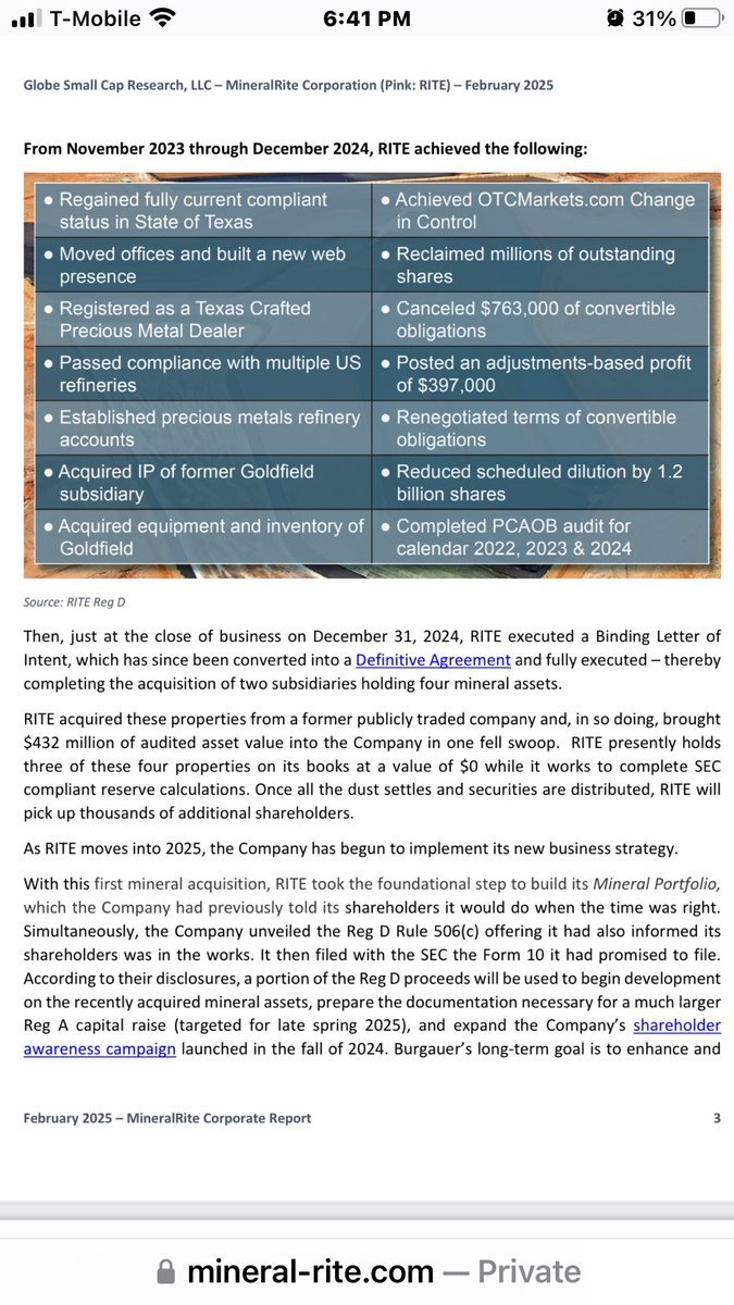 John Jackson (@johnnaileen2021) on Twitter photo That's $RITE. Here is a rundown of what The CEO, Mr. James Burgauer, and Team at <a href="/Mineralrite/">Mineralrite Corporation</a>, have accomplished in order to turn this company into the $BILLION DOLLAR$ COMPANY that 'IT' is😳👏🤝.
Besides it being the $RITE thing to do, the CEO of $RITE is one of the main That's $RITE. Here is a rundown of what The CEO, Mr. James Burgauer, and Team at <a href="/Mineralrite/">Mineralrite Corporation</a>, have accomplished in order to turn this company into the $BILLION DOLLAR$ COMPANY that 'IT' is😳👏🤝.
Besides it being the $RITE thing to do, the CEO of $RITE is one of the main