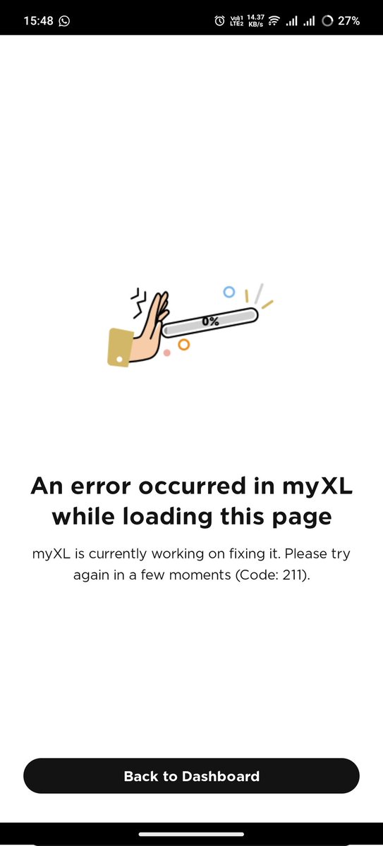 Nikidroid's tweet photo. @myXL 
Dari pagi sampai sore, hari, aplikasi My XL down, tidak bisa untuk top up saldo dan beli paket. Ini sudah lebih dari 4 jam. https://t.co/o7F93zqRpf