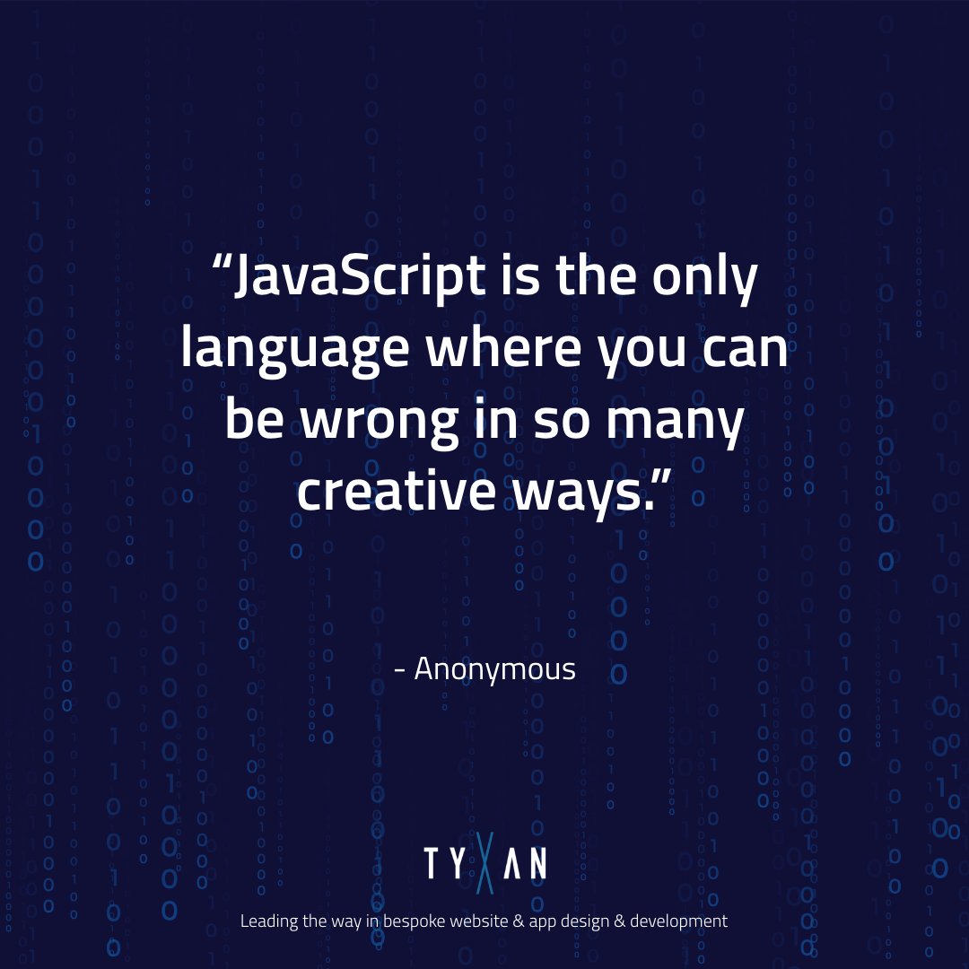 TyxanLtd's tweet image. Weekly Dev Quote 💻
If you've ever spent hours debugging only to realise it was a missing semicolon… this one’s for you. 😂
#FrontendFun #WebDevHumour #JavaScriptLife #DevQuotes #TyxanTuesday #CodeWithTyxan