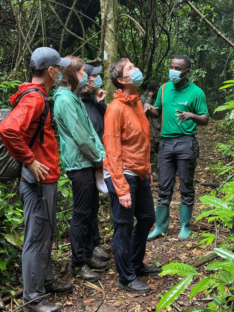 Grateful for the adventure and for clients who embraced the wild with me” says Amuson Gumisiriza the Bugoma Ecosite Tourism Officer.