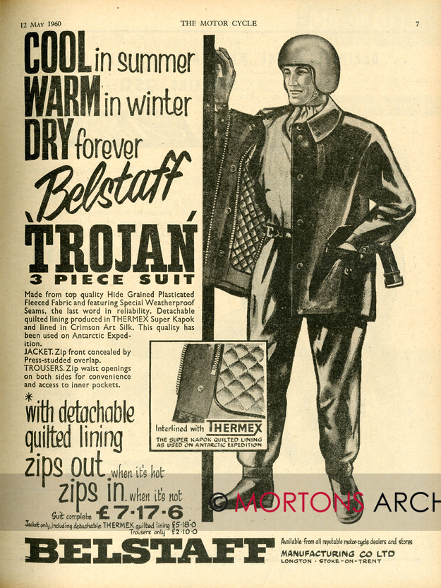 EvenMoreBikes's tweet image. #FlashbackFriday from our archives: Old Belstaff advert from 1960!

#morebikesyoulike #morebikes #motorcycles #readersrides #motorcycle #ukbikers #bikelife #bikers #motorcyclists #morenews #motorcyclenews #motorcyclegear