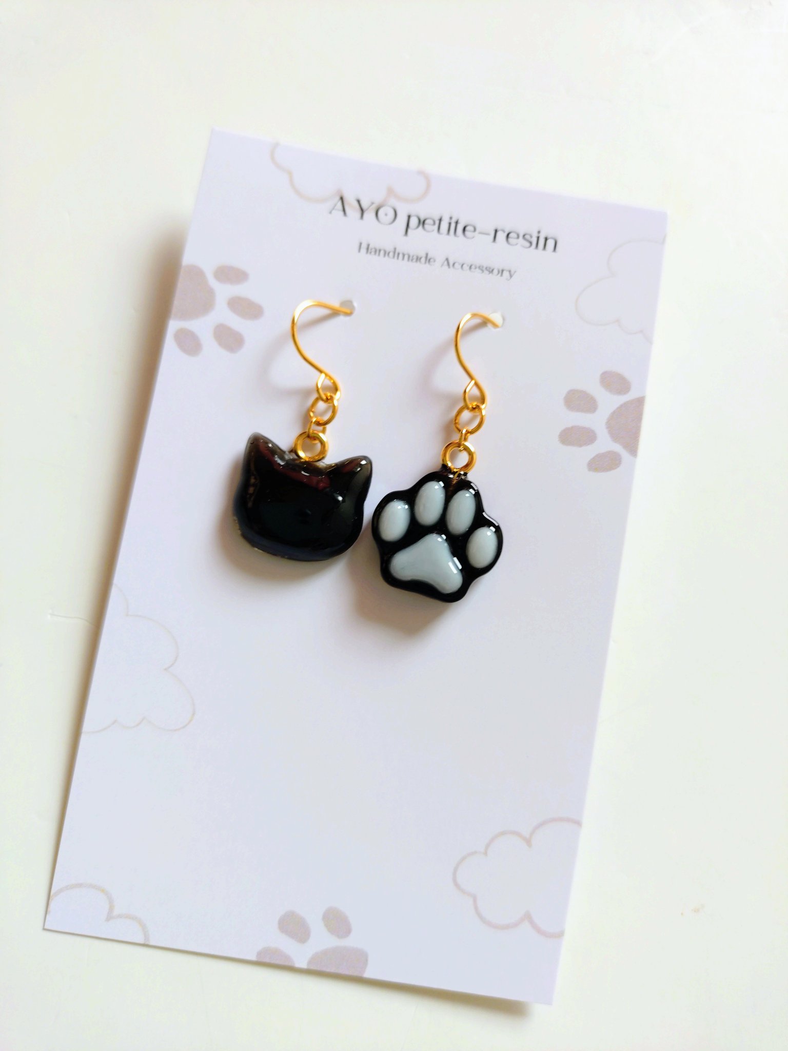 CUNE ネコ ピアス うさちゃんとねこちゃんの顔ピアスセット｜ウサギがいる｜CUNE