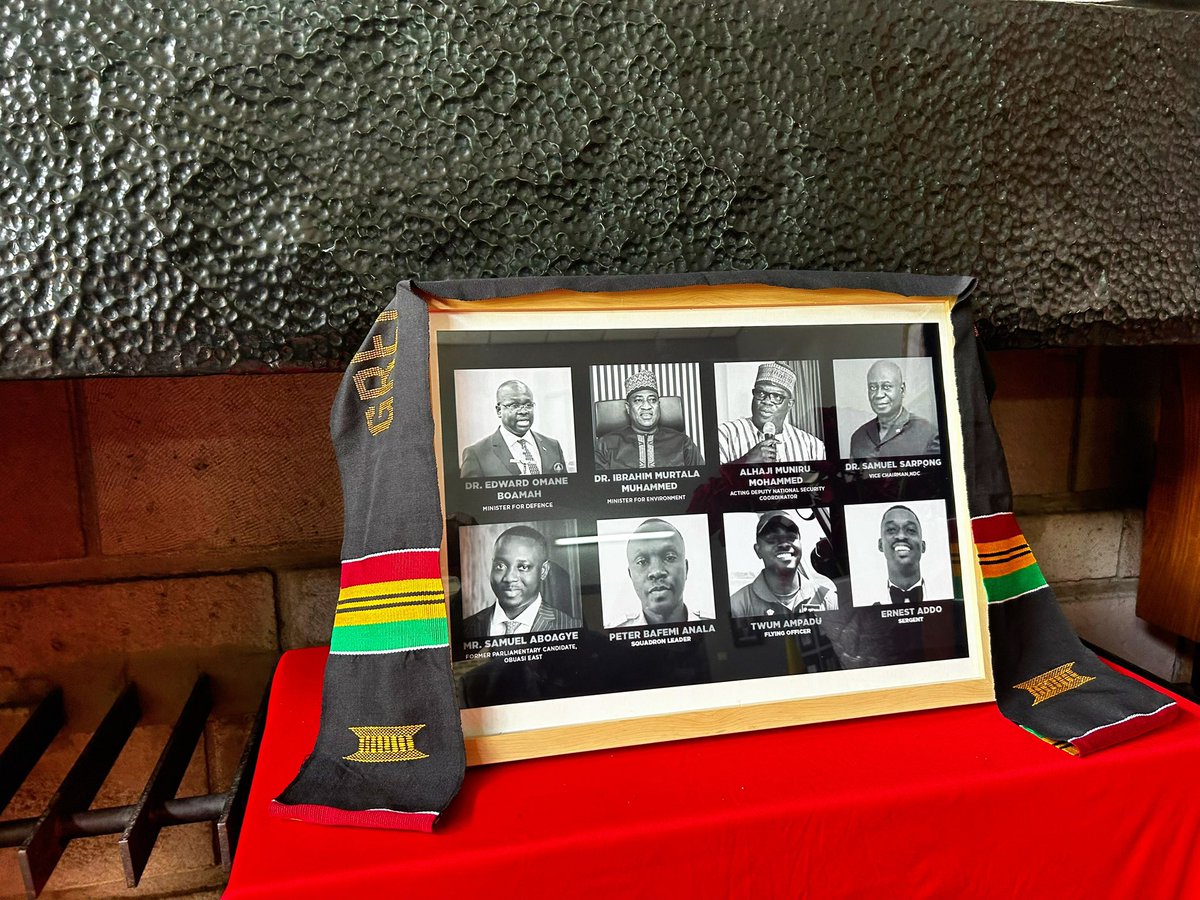 AmbAddis's tweet image. 8 August 2025, H.E. Ambassador Muvangua conveyed his heartfelt condolences to the Government and people of the Republic of Ghana at the Embassy of Ghana in Addis Ababa, following the tragic loss of eight Ghanaian lives in a recent plane crash.