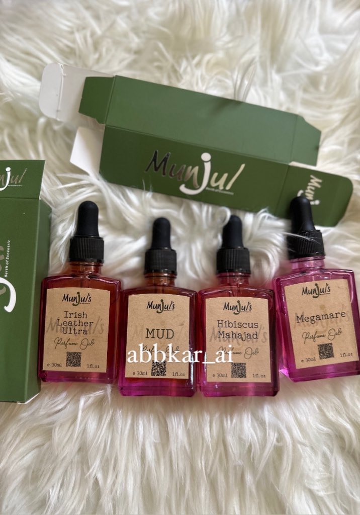 Abu bakar (@abbkar_ai) on Twitter photo Good Morning!
Munjul perfumes available at 3ml - 30ml.. Good Morning!
Munjul perfumes available at 3ml - 30ml..
