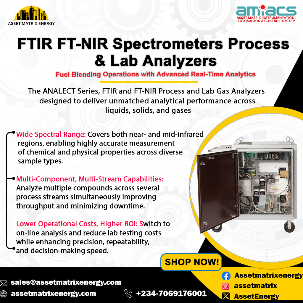 🧪
From lab benches to production lines, our FTIR &amp; FT-NIR Spectrometers deliver fast, non-destructive, and accurate analysis of solids, liquids, and gases — in real time.
🎯 Ideal for pharma, food, chemical, and oil &amp; gas industries!