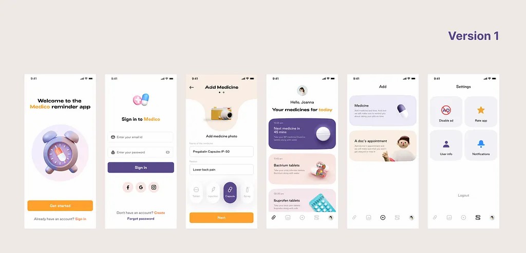 AliakbarUIUXDev's tweet image. Medico 💊 – Your smart medical reminder! Never miss meds, appointments, or checkups again. Features:
✅ Custom medication &amp;amp; hydration reminders
✅ Doctor appointment alerts
✅ Health tracking &amp;amp; secure record storage
✅ Caregiver access &amp;amp; smart notifications
#ui  #aliakbaruiuxdev